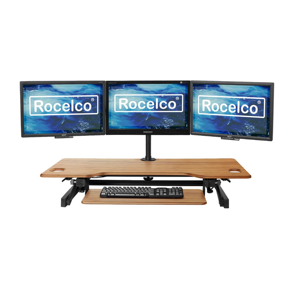 Rocelco 46" Large Height Adjustable Standing Desk. Picture 2