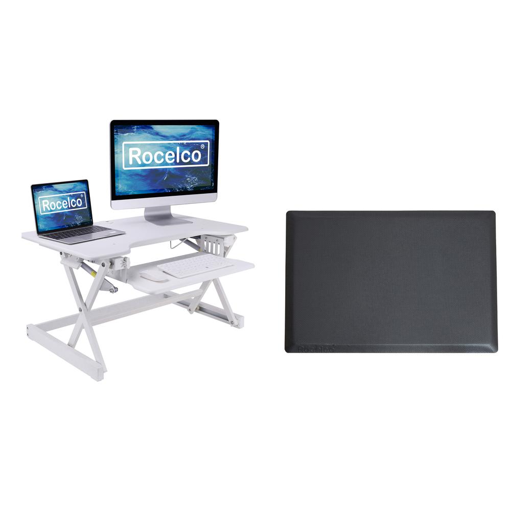 Rocelco 32" Height Adjustable Standing Desk. Picture 1