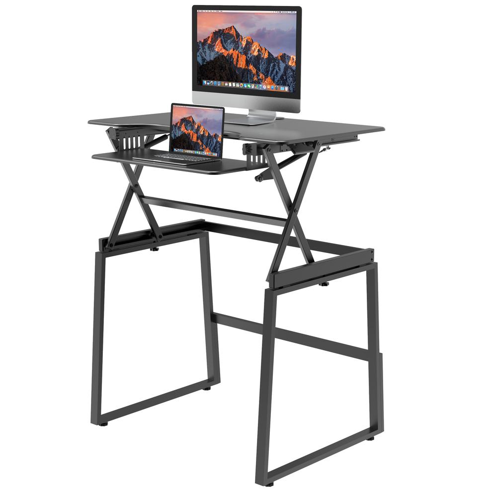 Rocelco 40" Large Height Adjustable Standing Desk. Picture 2