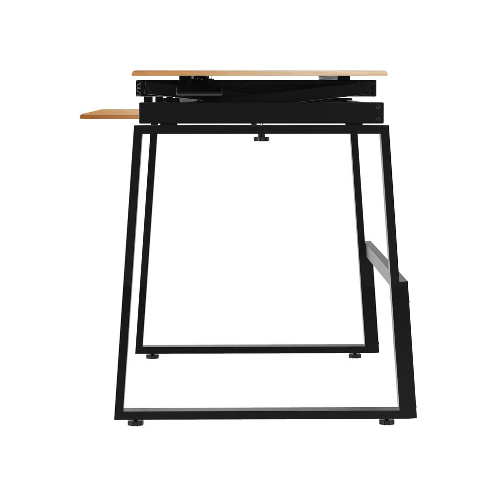Rocelco 40" Mobile Large Height Adjustable Standing Desk. Picture 8