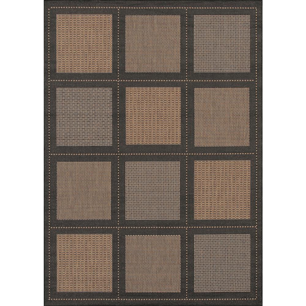 Summit Area Rug, Cocoa/Black ,Rectangle, 7'6" x 10'9". The main picture.