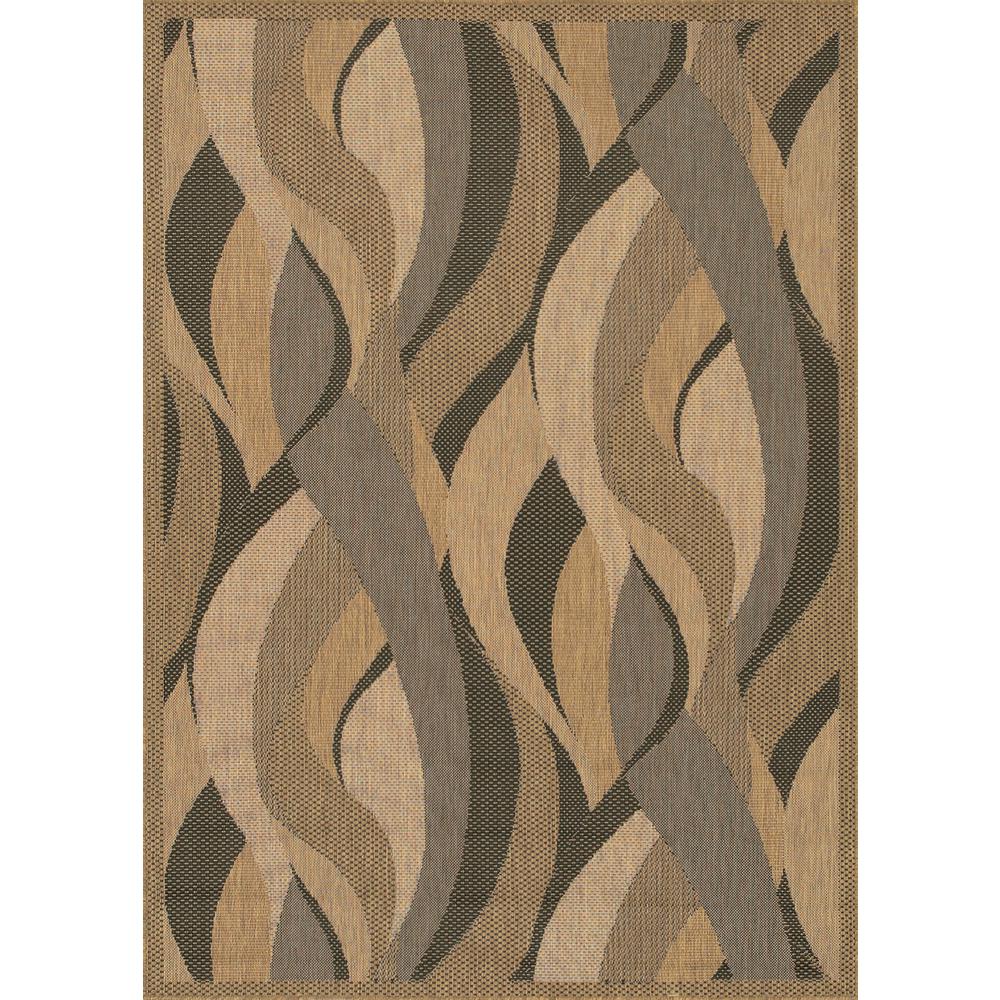 Seagrass Area Rug, Natural/Black ,Rectangle, 7'6" x 10'9". Picture 1