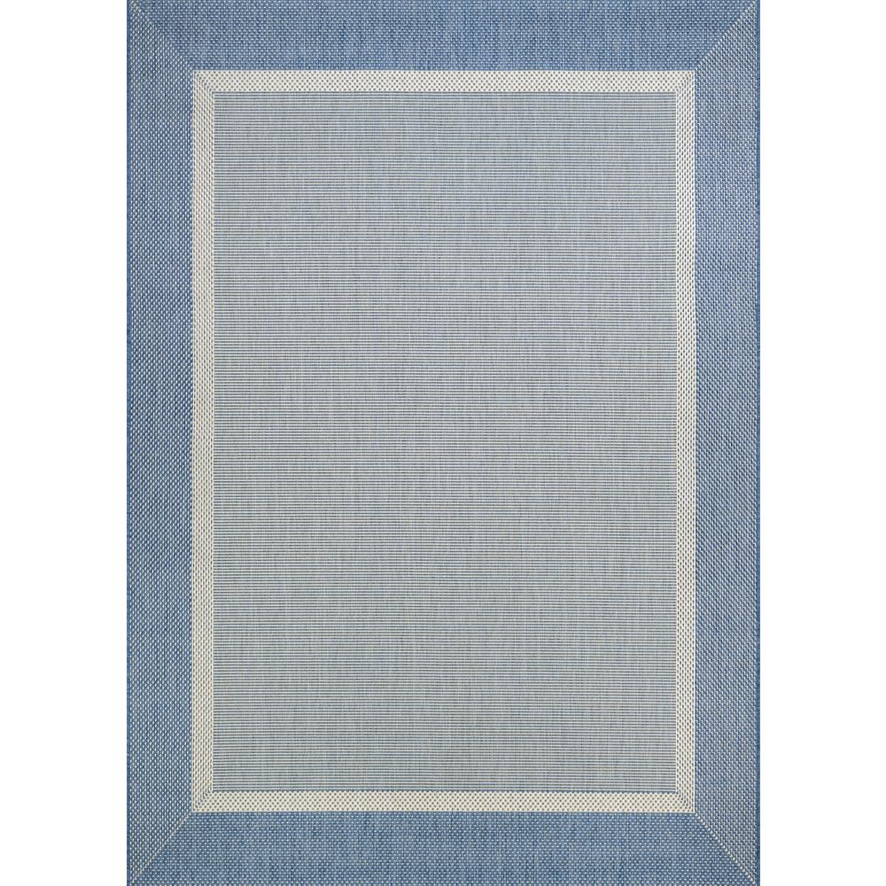 Stria Texture Area Rug, Champagne/Blue ,Rectangle, 7'6" x 10'9". Picture 1
