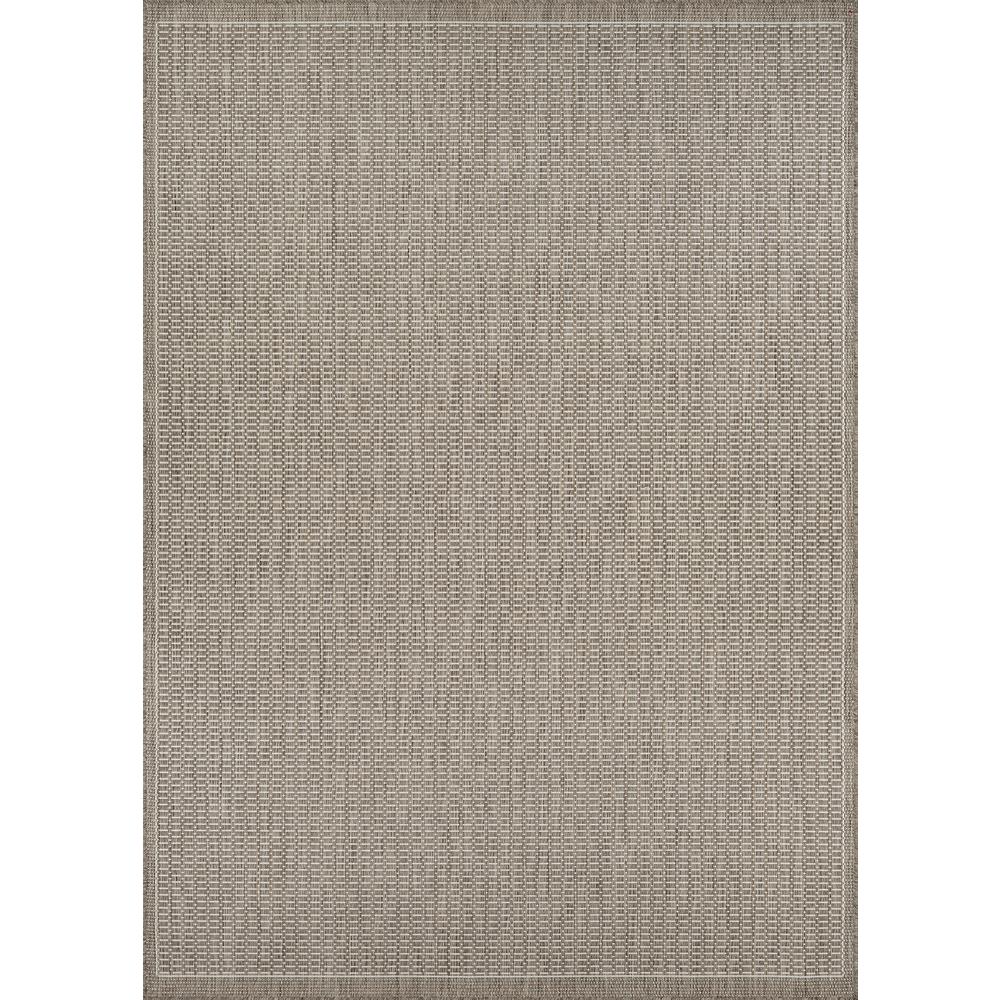 Saddlestitch Area Rug, Champagne/Taupe ,Rectangle, 8'6" x 13'. The main picture.