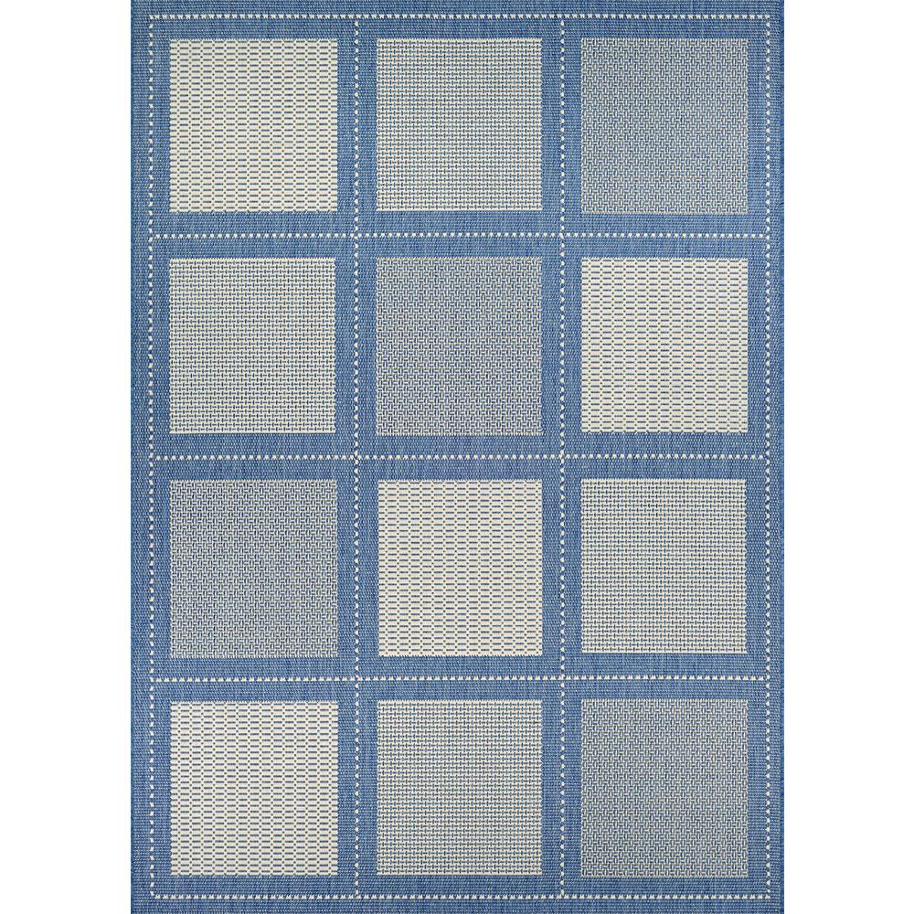 Summit Area Rug, Champagne/Blue ,Runner, 2'3" x 7'10". Picture 1