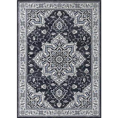 Harish- Charcoal  2' X 3'7", Area Rug. Picture 1