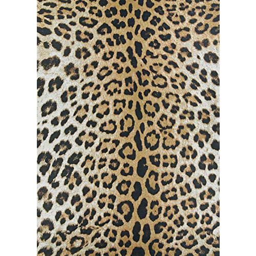 Amur Leopard- New Gold 4' X 5'10", Area Rug. Picture 1
