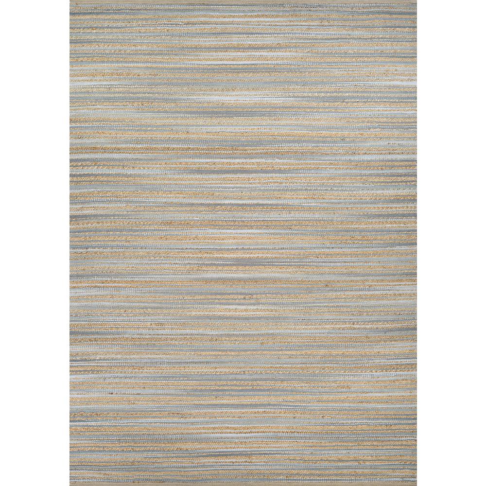 Lodge Area Rug, Straw/Grey ,Rectangle, 3' x 5'. Picture 1