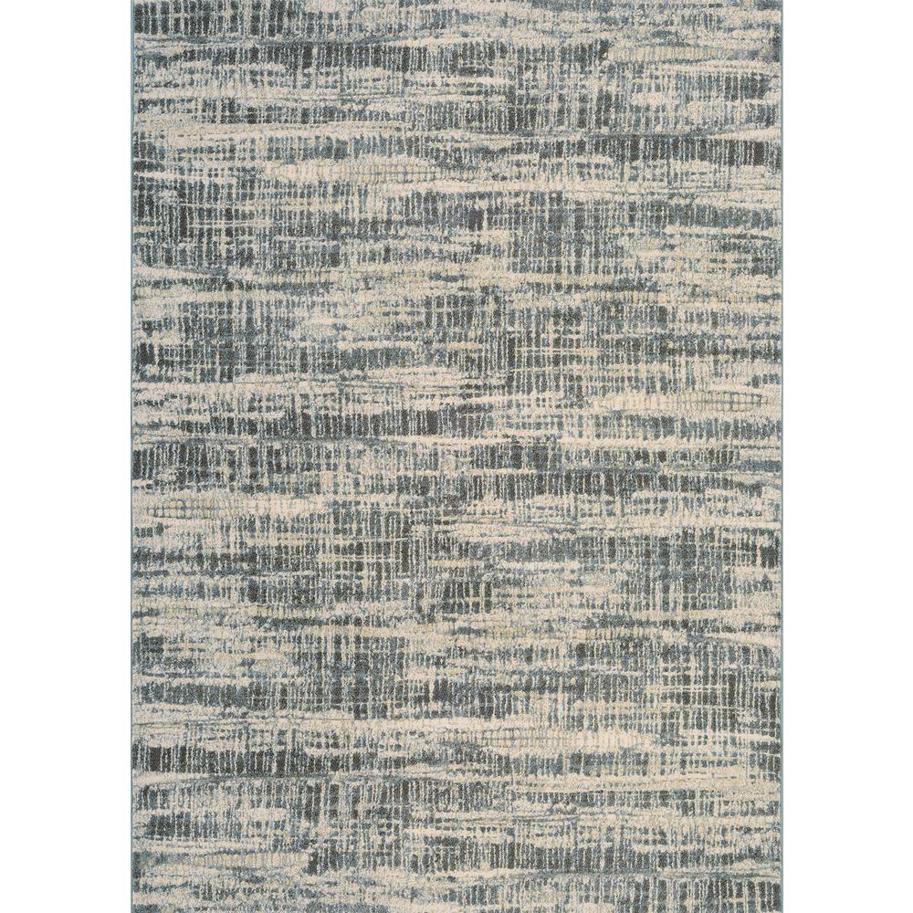 Maynard Area Rug, Antique Cream/Teal ,Runner, 2'7" x 7'10". Picture 1