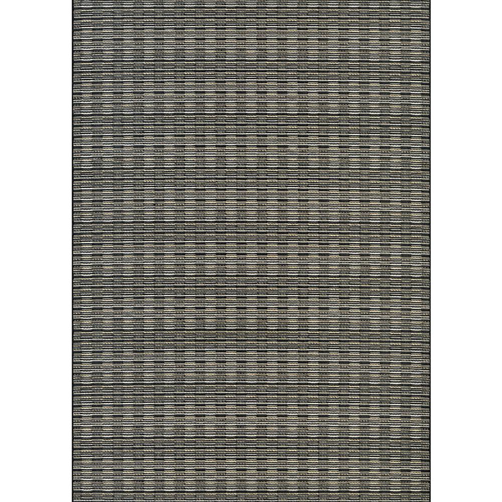 Barnstable Area Rug, Black/Tan ,Runner, 2'3" x 7'10". Picture 1
