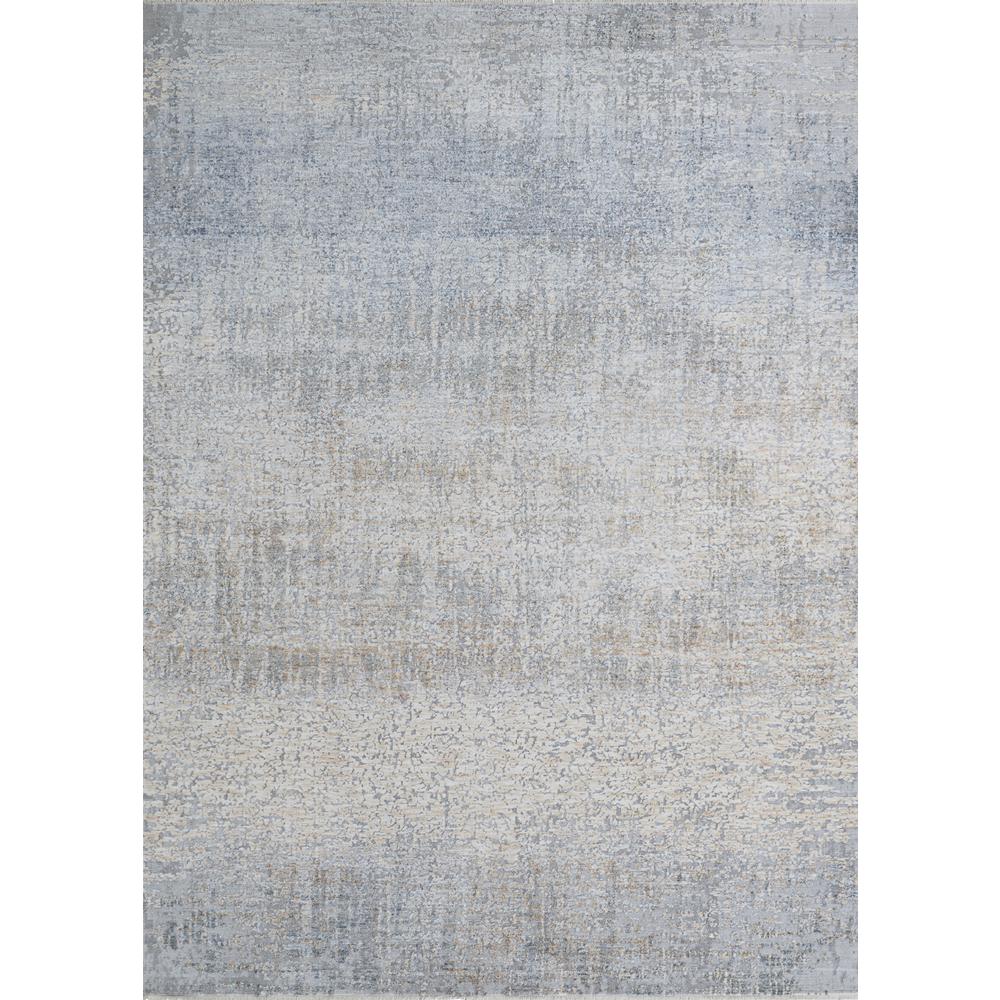 COURISTAN COUTURE  AQUARELLE 3'9" X 5'5" PEWTER-MODE BEIGE RUG RECTANGLE. Picture 1