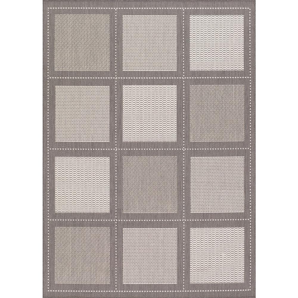 Summit Area Rug, Grey/White ,Rectangle, 3'9" x 5'5". Picture 1