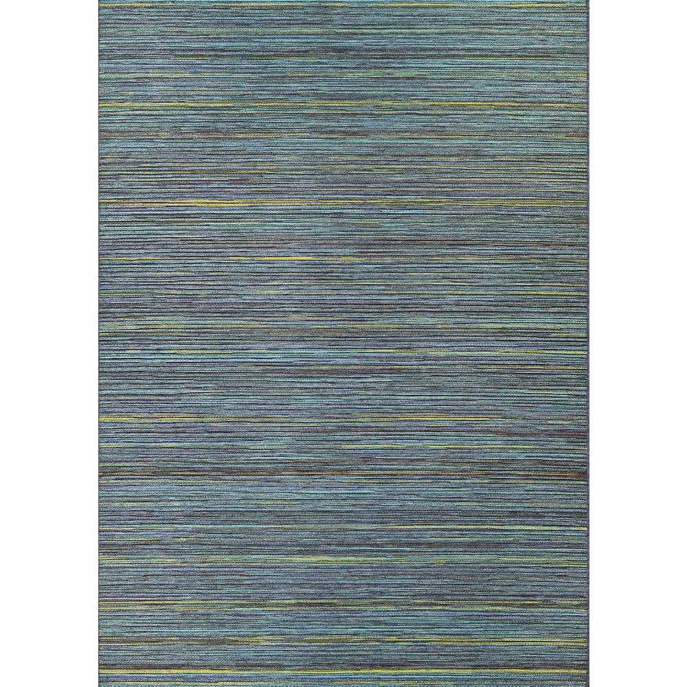 Hinsdale Area Rug, Teal/Cobalt ,Rectangle, 3'11" x 5'6". Picture 1