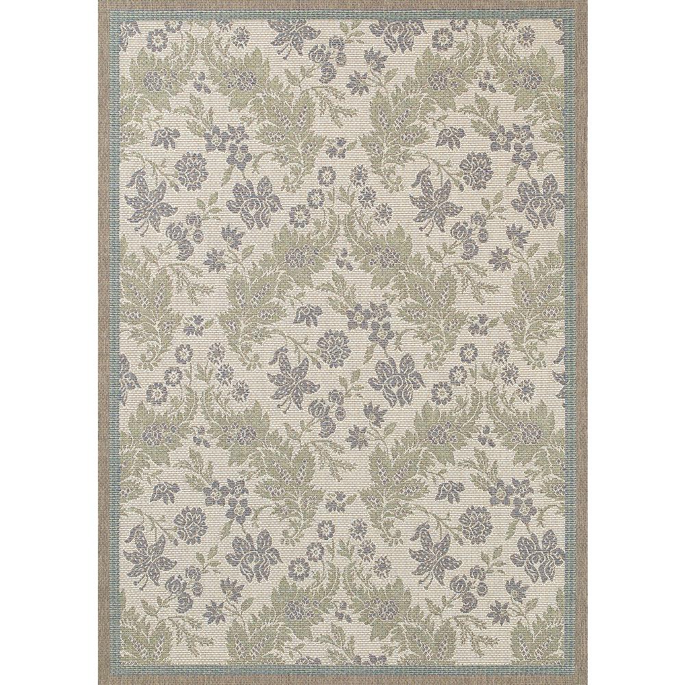 Palermo Area Rug, Champagne/Moss ,Rectangle, 3'9" x 5'5". Picture 1