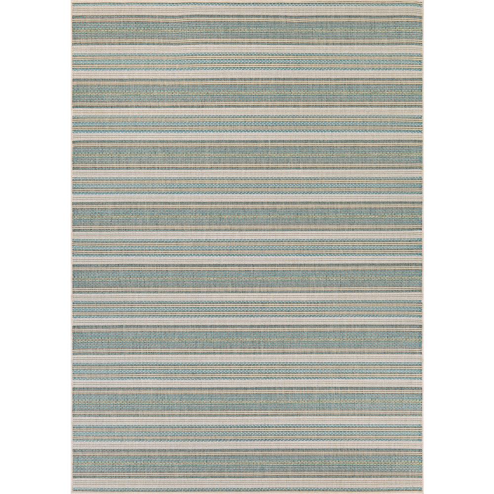 Marbella Area Rug, Blue Mist/Ivory ,Rectangle, 3'9" x 5'5". The main picture.