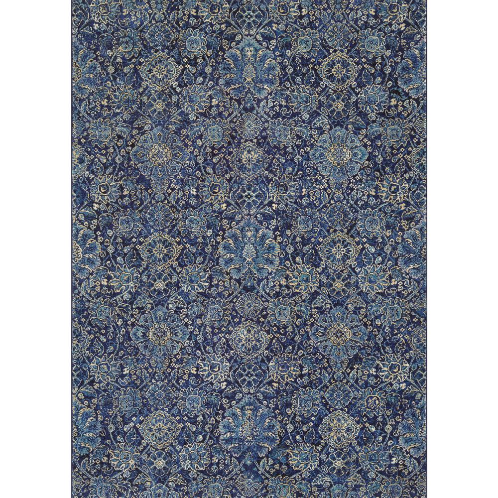 Winslet Area Rug, Navy/Sapphire ,Rectangle, 3'11" x 5'3". Picture 1