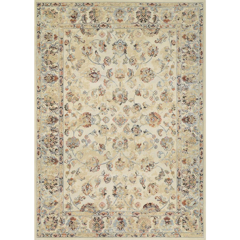 Rothbury Area Rug, Beige/Multi ,Rectangle, 3'11" x 5'3". Picture 1