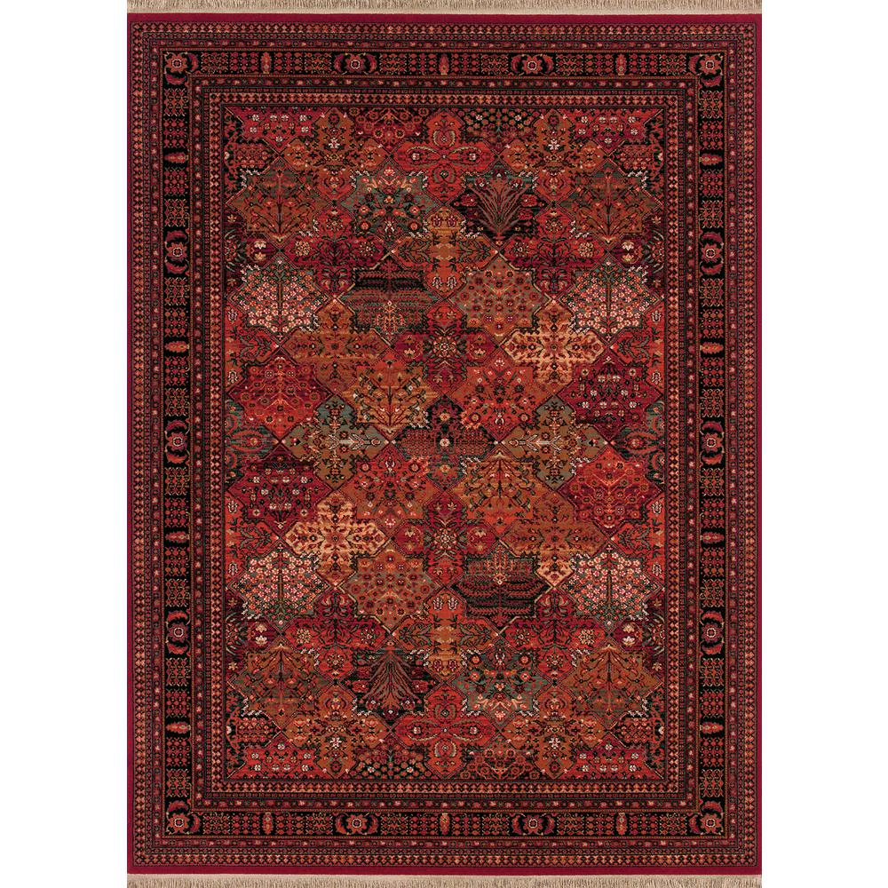Imperial Baktiari Area Rug, Antique Red ,Rectangle, 4'6" x 6'9". Picture 1