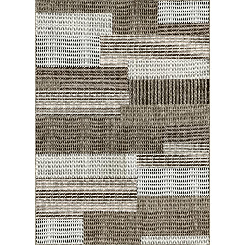 Starboard Area Rug, Brown/Sand ,Runner, 2'3" x 11'9". The main picture.