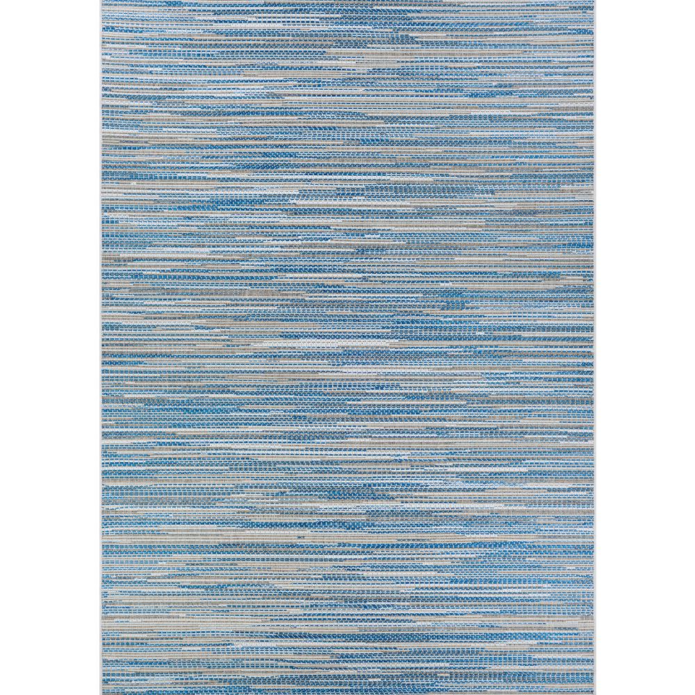 Coastal Breeze Area Rug, Ocean/Champagne ,Rectangle, 5'3" x 7'6". The main picture.