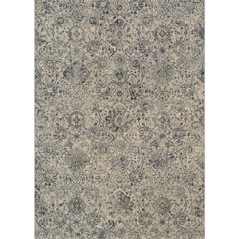 Winslet Area Rug, Beige/Black ,Rectangle, 6'6" x 9'6". The main picture.