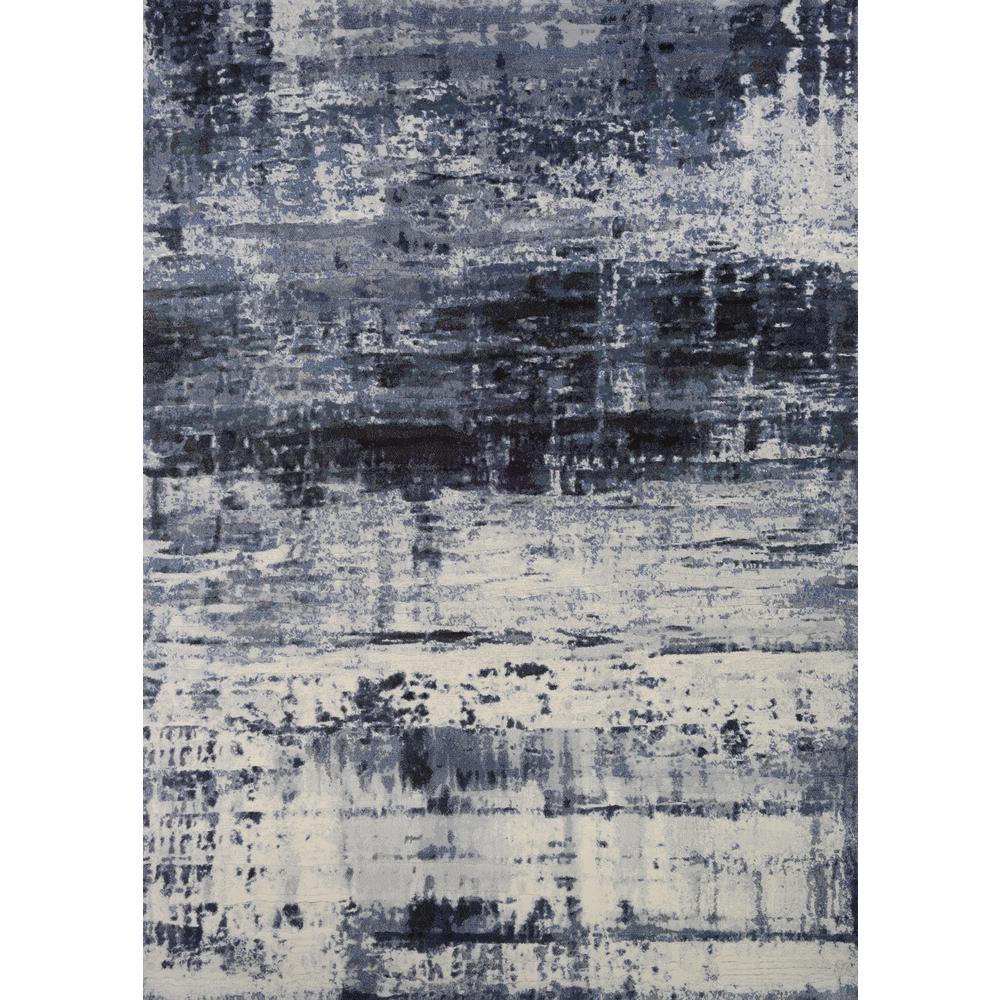 Abstract Mosaic Area Rug, Slate ,Rectangle, 6'6" x 9'6". Picture 1