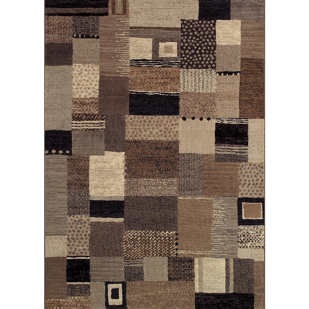 Maribel Area Rug, Ivory/Grey ,Rectangle, 6'6" x 9'6". The main picture.