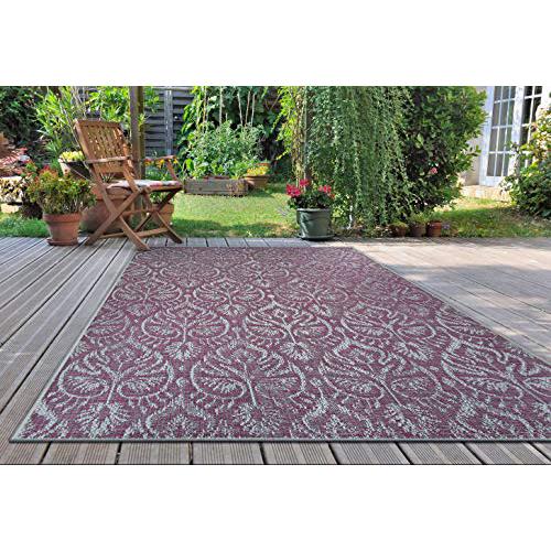 Cassis- Plum 7'6" X 10'9" , Area Rug. Picture 1
