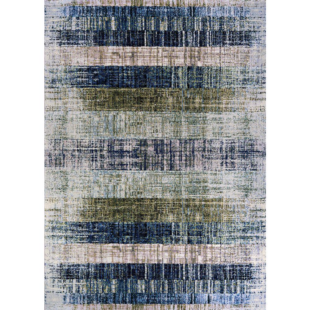 Distress Planting - Moss/Denim 2'7" X 7'10", Area Rug. Picture 1