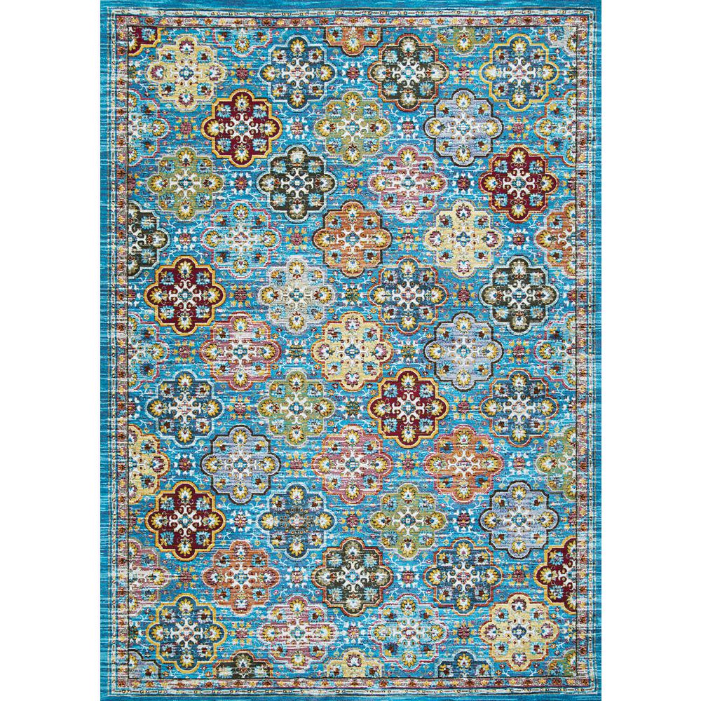 Nameh- Blue Topaz 5'3" X 7'6", Area Rug. Picture 1