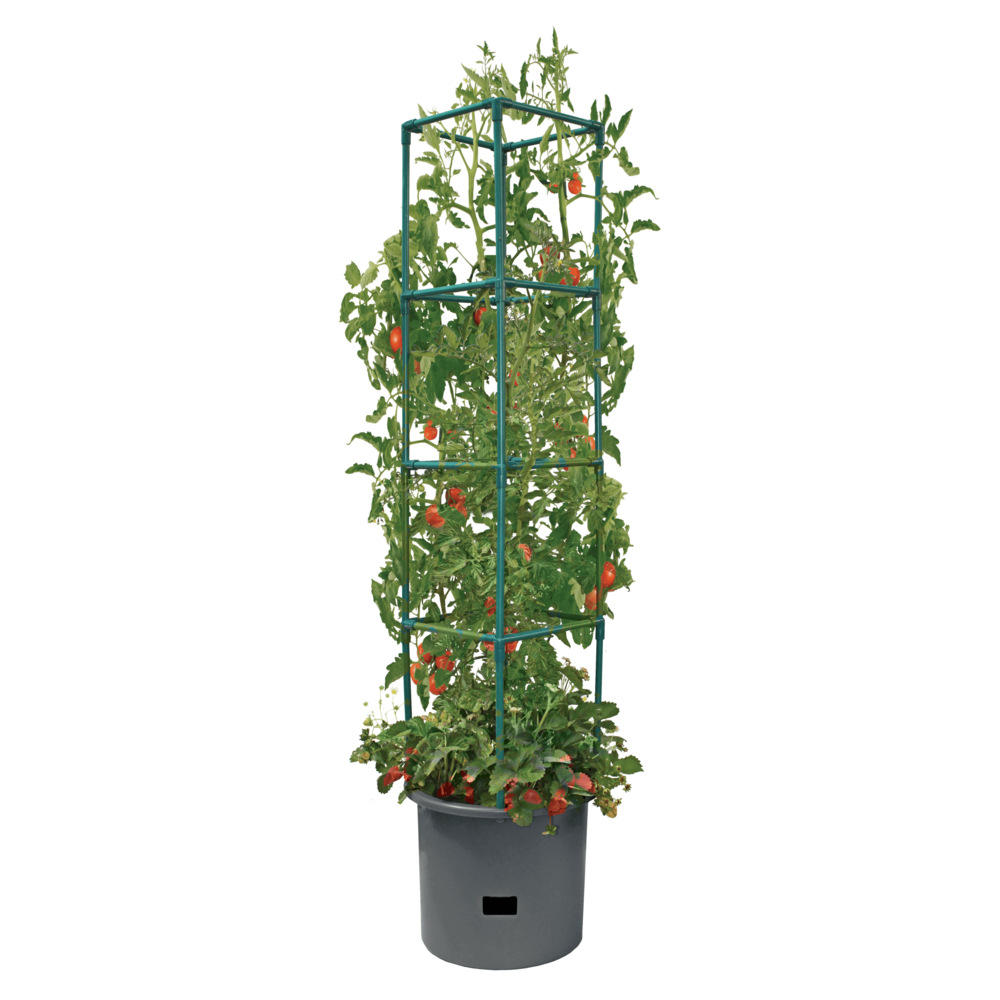 Patio Ideas - 15" X 15" X 58" Self-Watering Plant Tower Planter. Picture 5