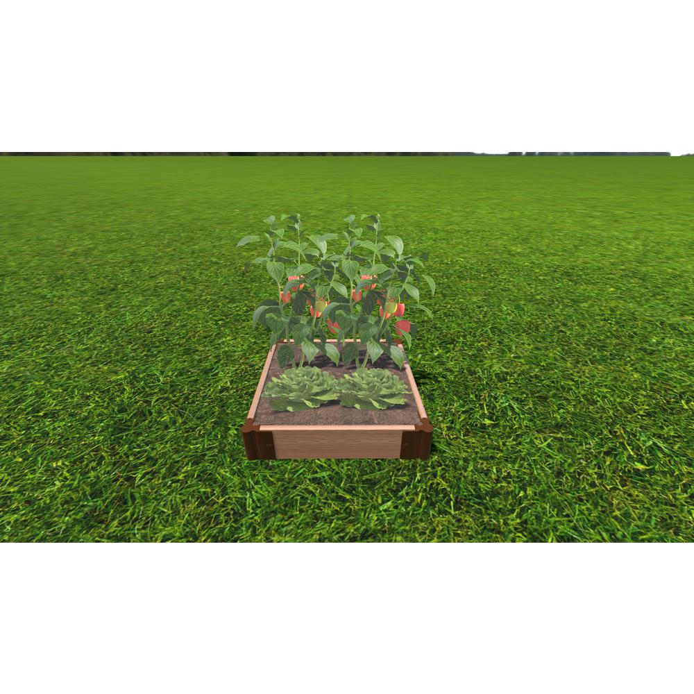 Classic Sienna 2' X 2' X 5.5" Raised Garden Bed - 1" Profile. Picture 4