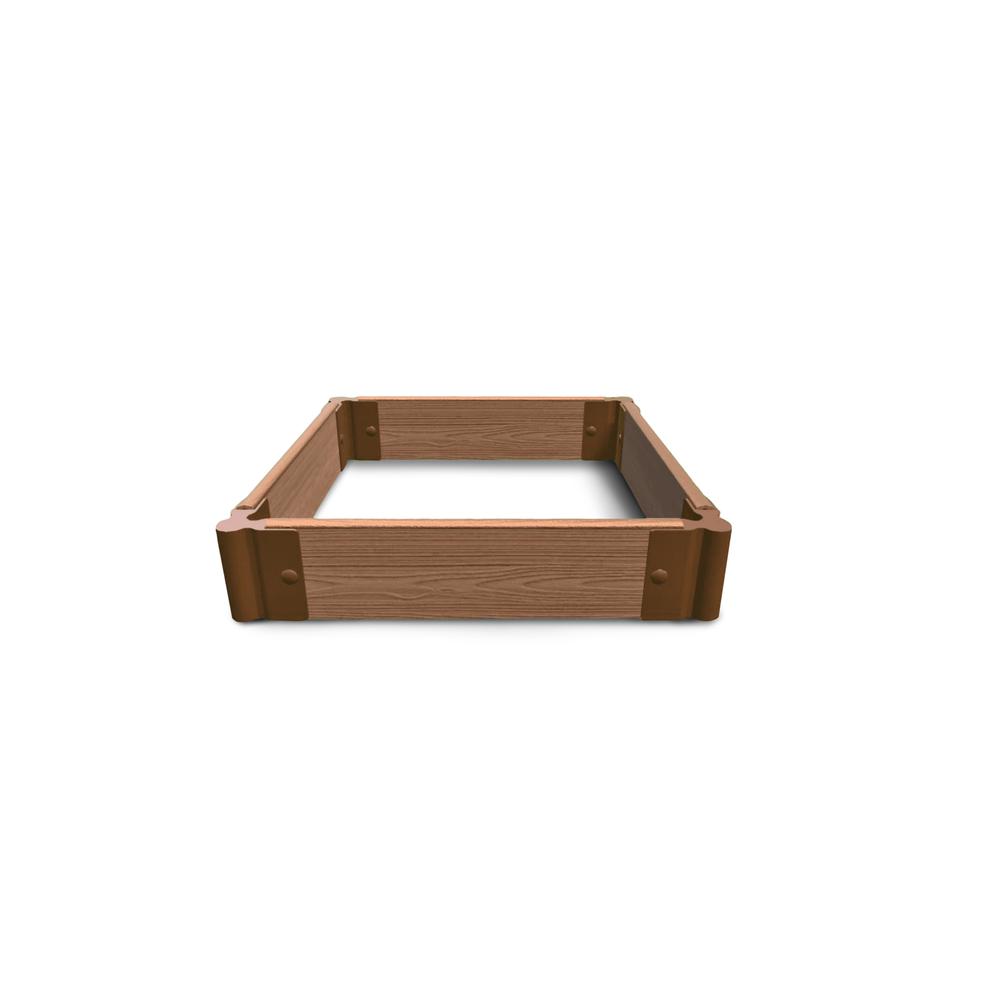 Classic Sienna 2' X 2' X 5.5" Raised Garden Bed - 1" Profile. Picture 2