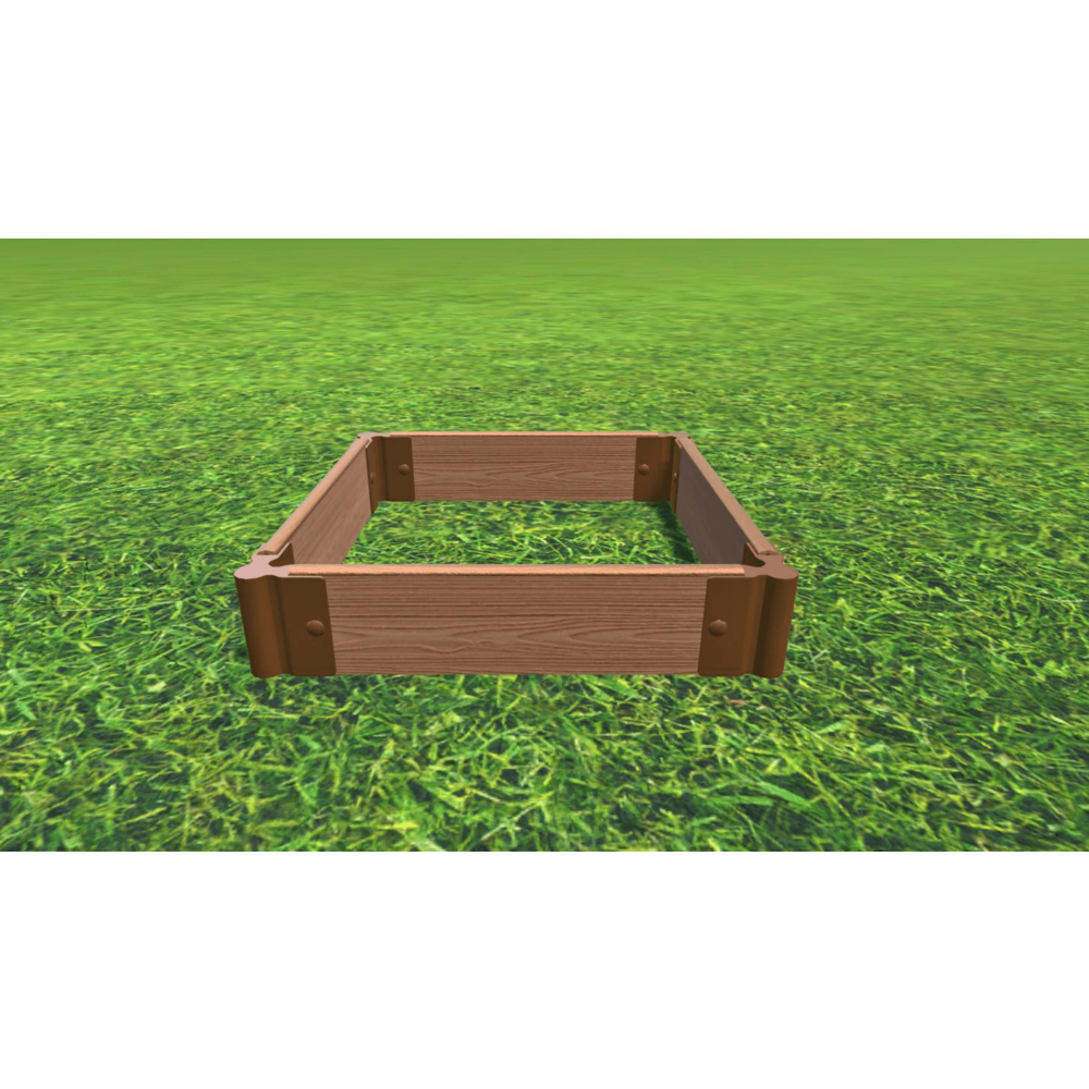 Classic Sienna 2' X 2' X 5.5" Raised Garden Bed - 1" Profile. Picture 3