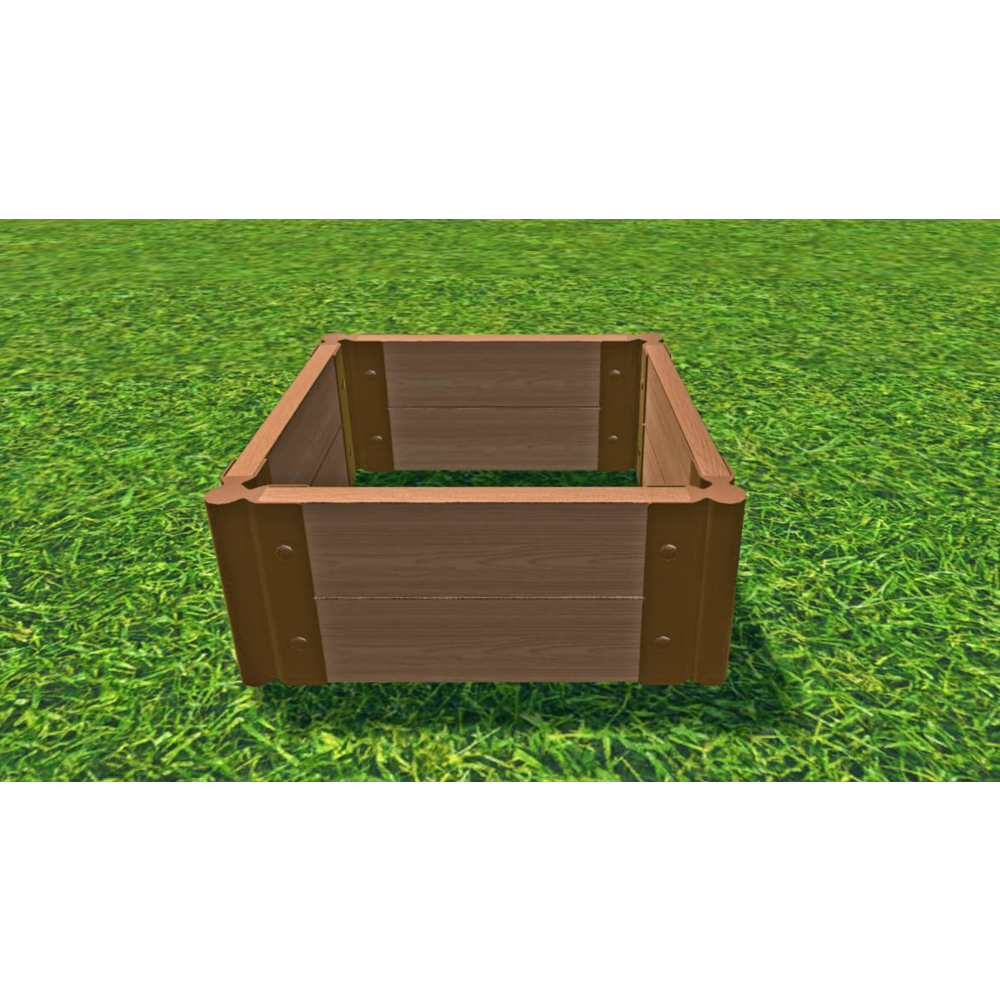 Classic Sienna 2' X 2' X 11" Raised Garden Bed - 2" Profile. Picture 4