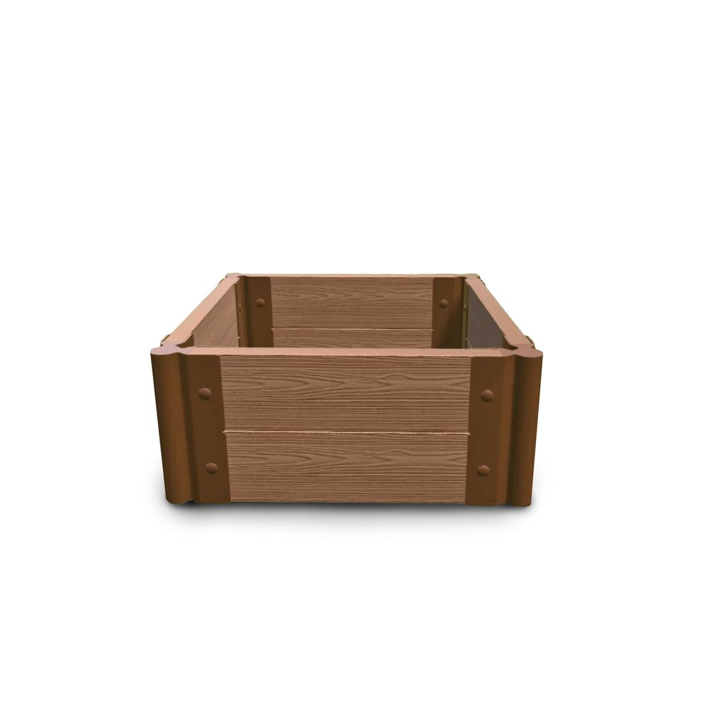 Classic Sienna 2' X 2' X 11" Raised Garden Bed - 2" Profile. Picture 2