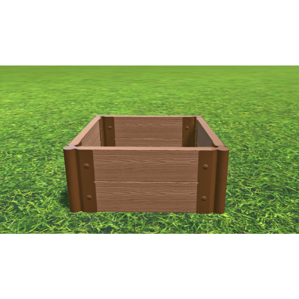 Classic Sienna 2' X 2' X 11" Raised Garden Bed - 2" Profile. Picture 3