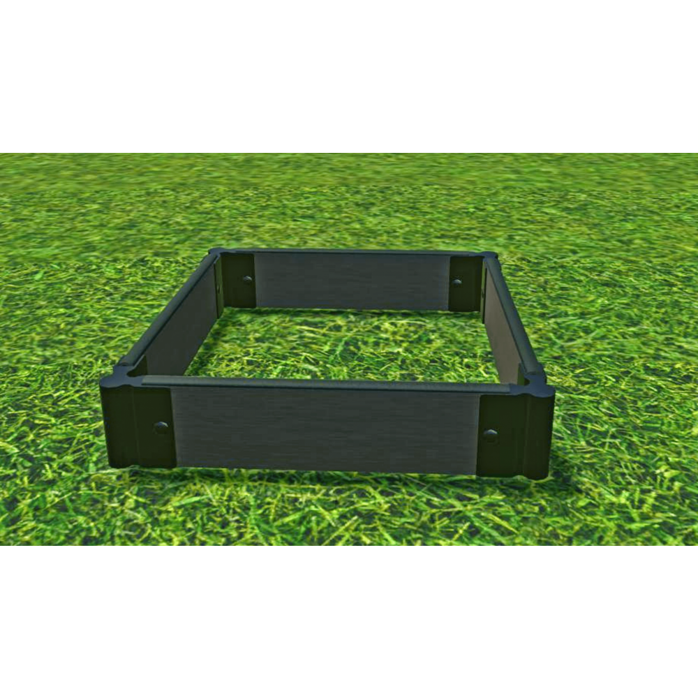 Weathered Wood 2' X 2' X 5.5" Raised Garden Bed - 1" Profile. Picture 6