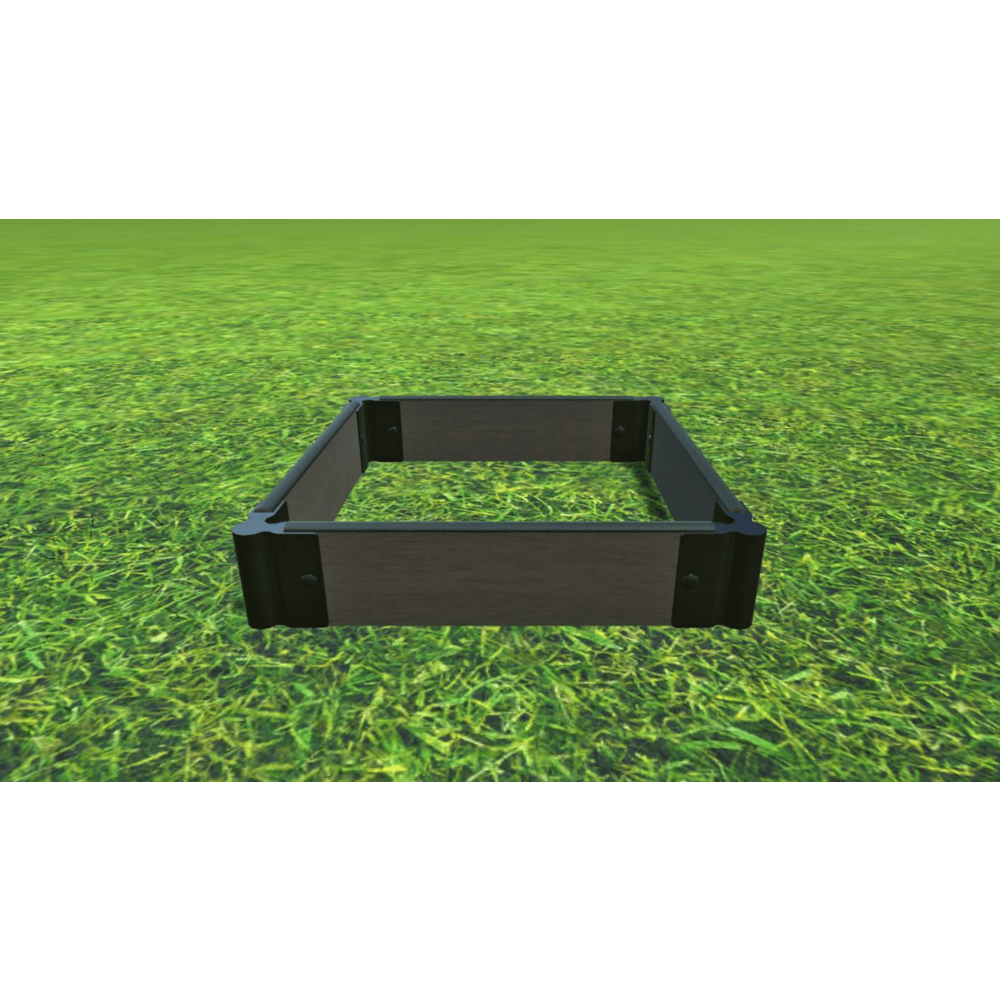 Weathered Wood 2' X 2' X 5.5" Raised Garden Bed - 1" Profile. Picture 5