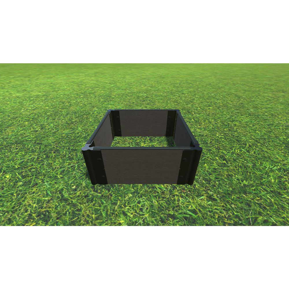 Weathered Wood 2' X 2' X 5.5" Raised Garden Bed - 1" Profile. Picture 2