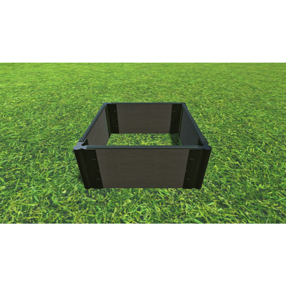 Weathered Wood 2' X 2' X 11" Raised Garden Bed - 1" Profile. Picture 5