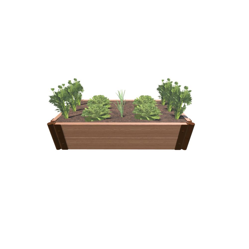 Classic Sienna 2' X 4' X 11" Raised Garden Bed - 2" Profile. Picture 1