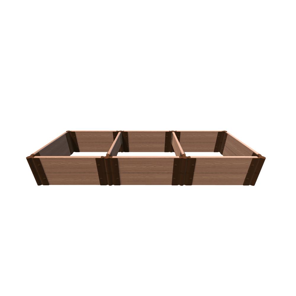TOOL-FREE CLASSIC SIENNA 2' X 6' X 11" RAISED GARDEN BED - 1" PROFILE. The main picture.