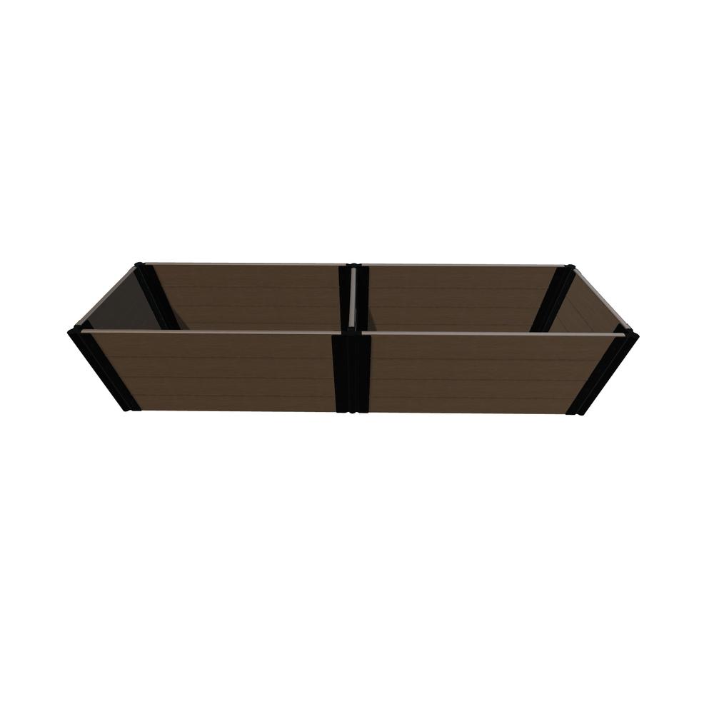Uptown Brown 2' X 8' X 22" Raised Garden Bed - 1" Profile. Picture 1