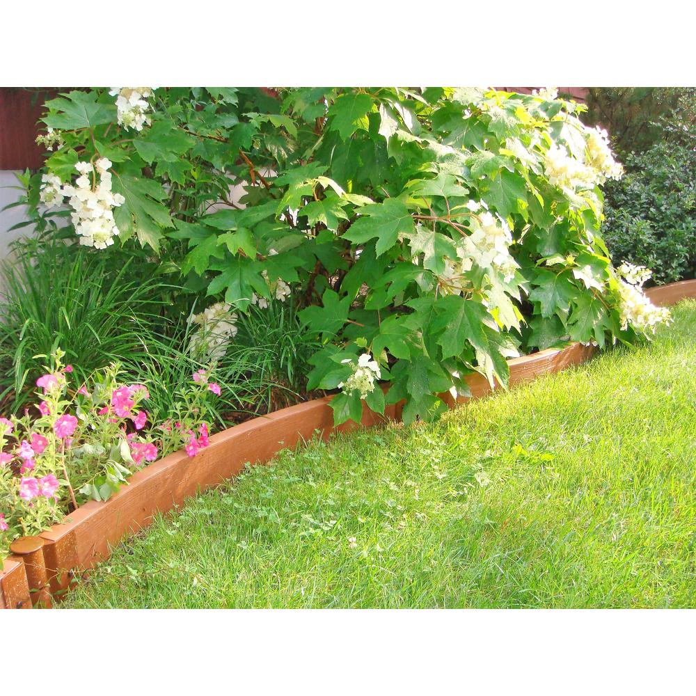 Classic Sienna Curved Landscape Edging Kit 16' - 2" Profile. Picture 10
