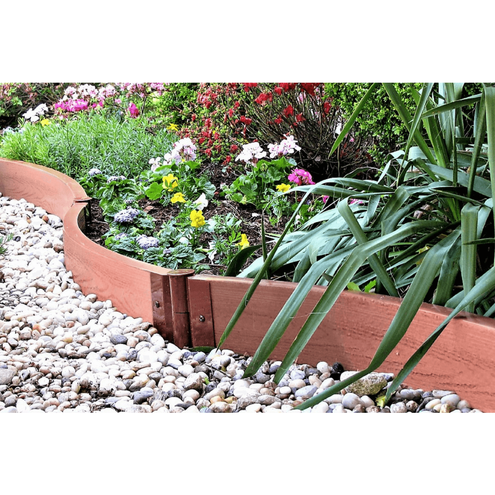 Classic Sienna Curved Landscape Edging Kit 16' - 2" Profile. Picture 11