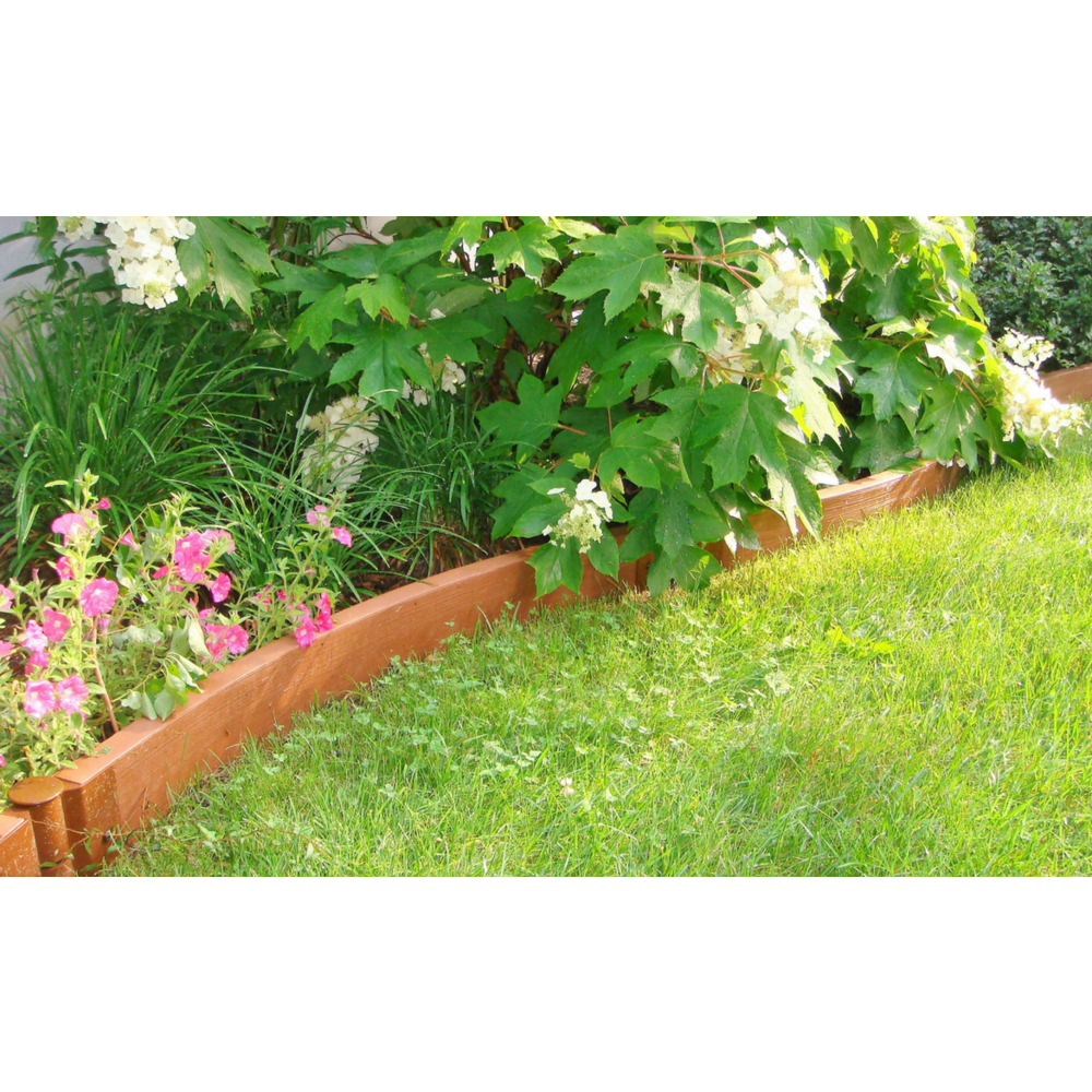 Classic Sienna Curved Landscape Edging Kit 16' - 2" Profile. Picture 6