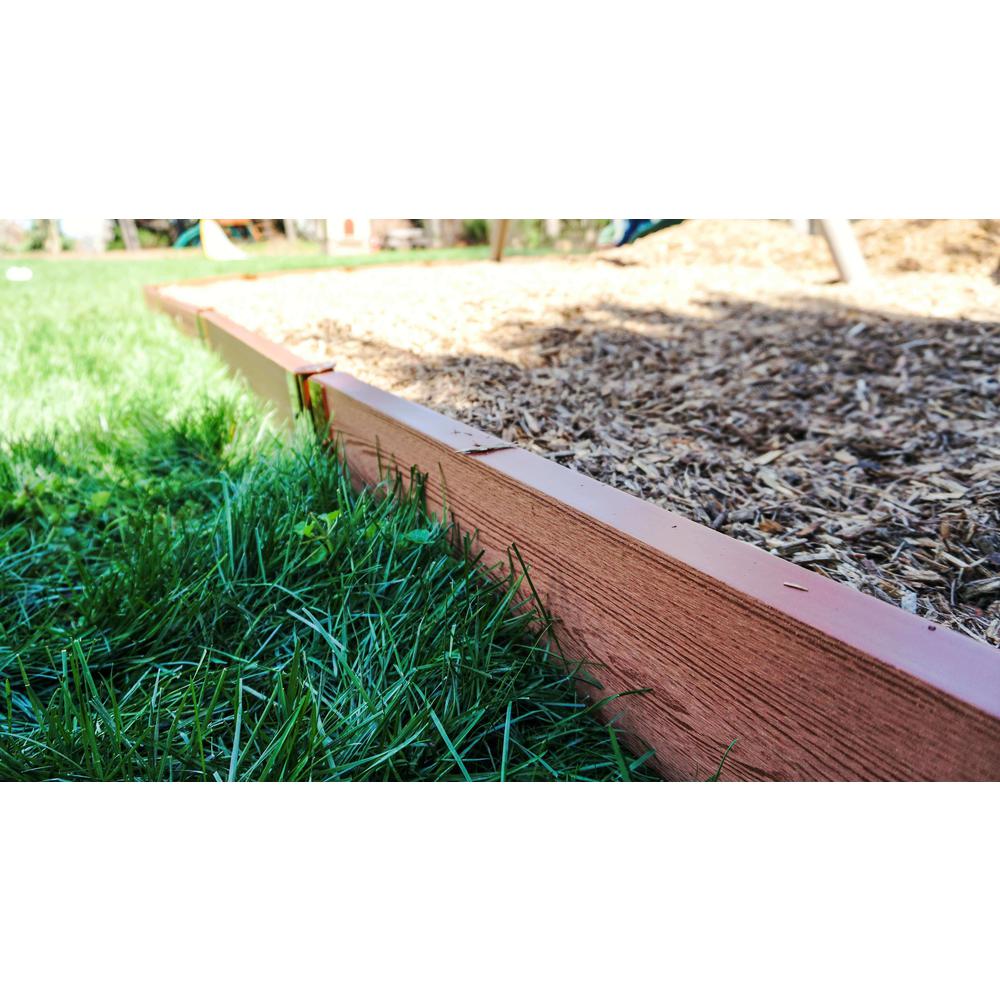 Classic Sienna Straight Playground Border 16’ – 2” Profile. Picture 2