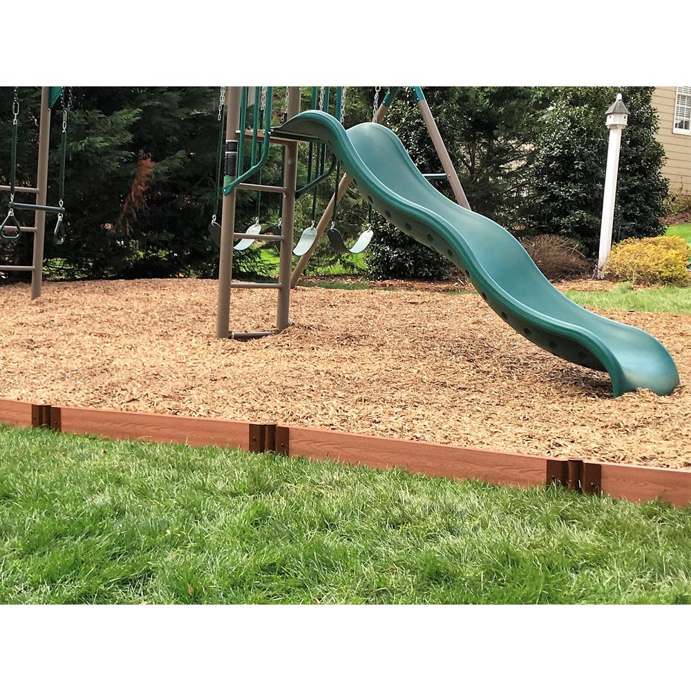 Classic Sienna Straight Playground Border 16’ – 2” Profile. Picture 3