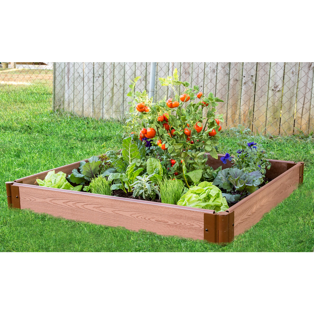 Classic Sienna Raised Garden Bed 4' X 4' X 5.5” – 1” Profile. Picture 9